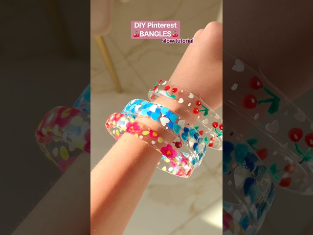 How to make Bangles💕 slow tutorial🍒