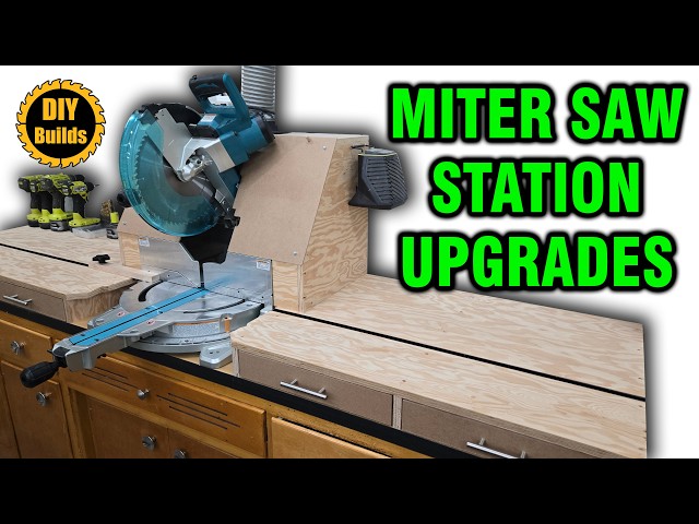 I Fixed the Terrible Dust Collection of my Miter Saw and Other Upgrades!