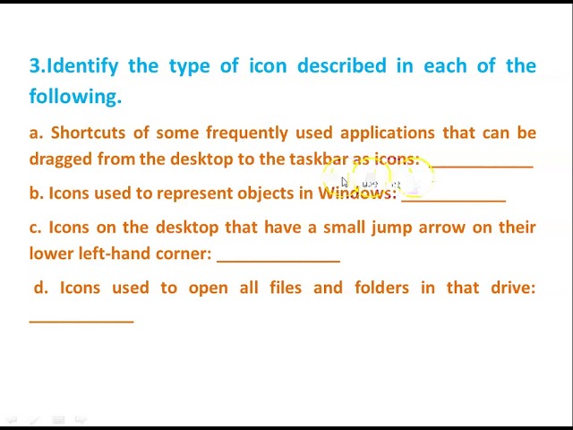 Class- 5 Computer: Ch- 3 Question & Answers- L6 (23 Sept)