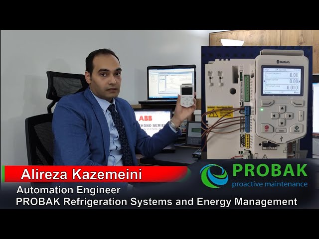ABB New ACH580 Series VFD Drives for HVAC, setup EFB Modbus, wiring, programming, Bluetooth