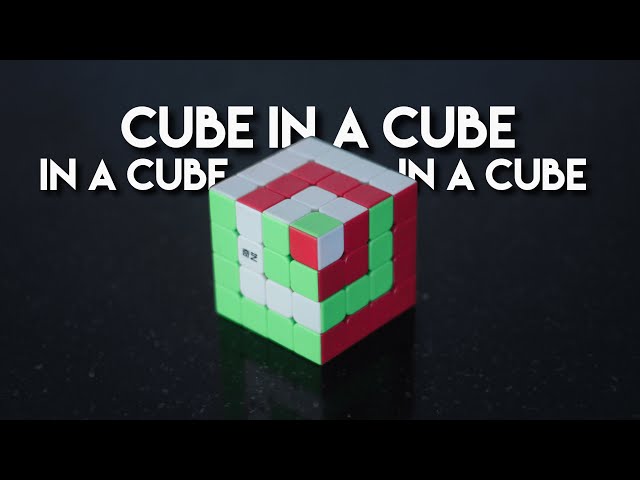 Cube in a Cube in a Cube in a Cube - 4x4 Rubik’s cube Pattern Tutorial