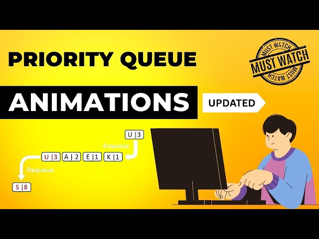 Priority Queue Animations | Data Structure | Visual How