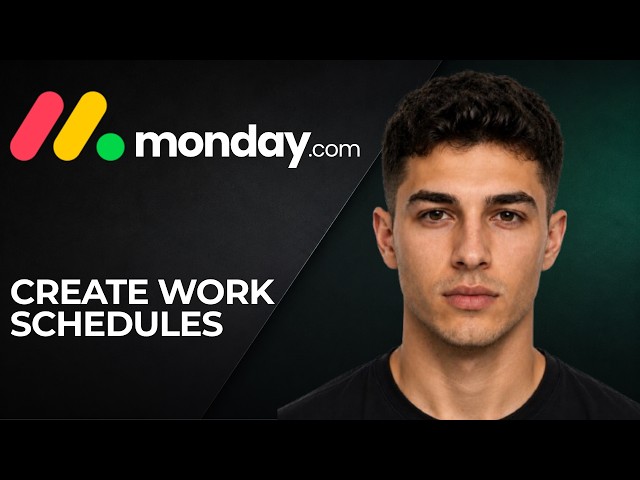 How to Create Work Schedules Using monday.com (2026 Team Planning Tutorial)