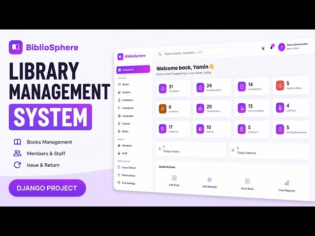 Build a Complete Library Management System (LMS) in Django Using Claude Code | Full Project Tutorial