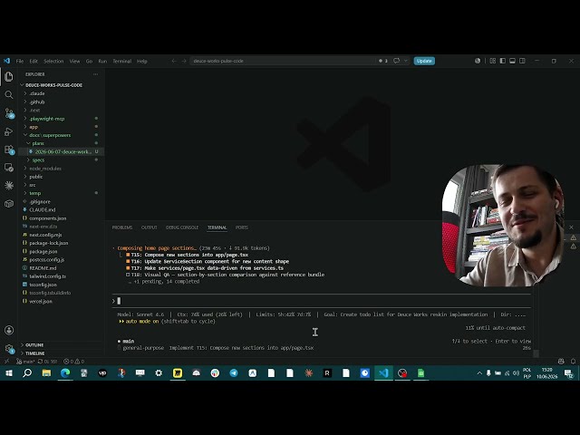 Claude Design - Reskinning the marketing website with Claude Code | Part 3