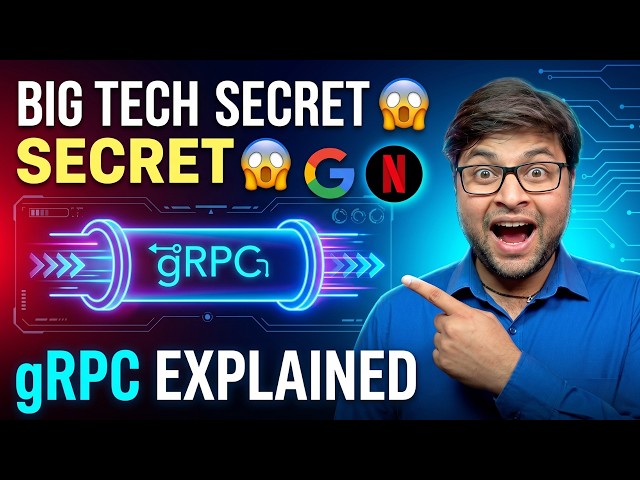 🚀 Why Big Tech Companies Use gRPC? | Complete Guide with Examples (Hindi)