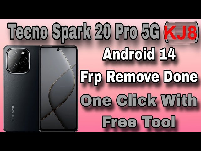 Tecno Spark 20 Pro 5G (KJ8) Frp Unlock With AMT Tool | TECNO CAMON 20 PRO 5G (CK8n)  FRP UNLOCK TOOL