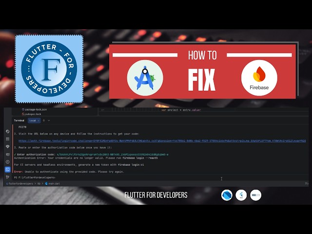 Firebase Login Authentication Error Fix | Credentials Are No Longer Valid | 2026