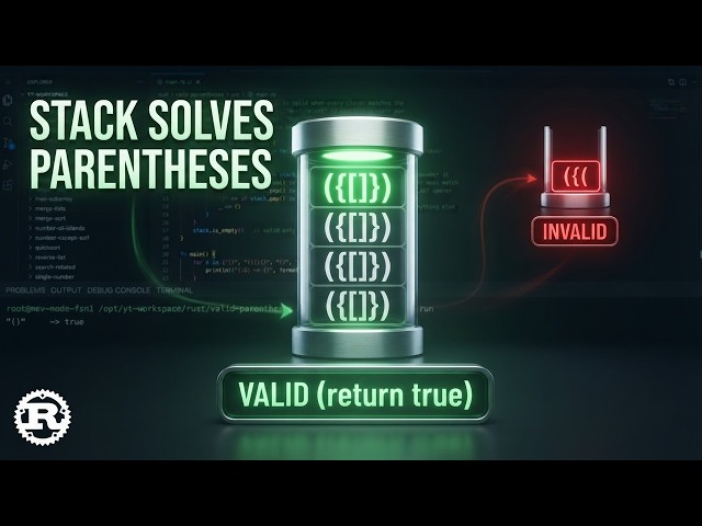 Stack vs Parentheses - How LIFO Solves It