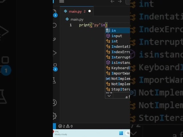 Substring Check in Python 🐍 | in Keyword Explained #Shorts | ICNT Coding Gyan