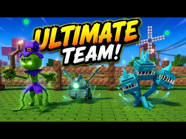 We Made The ULTIMATE Water & Electric Team In Garden Tower Defense!