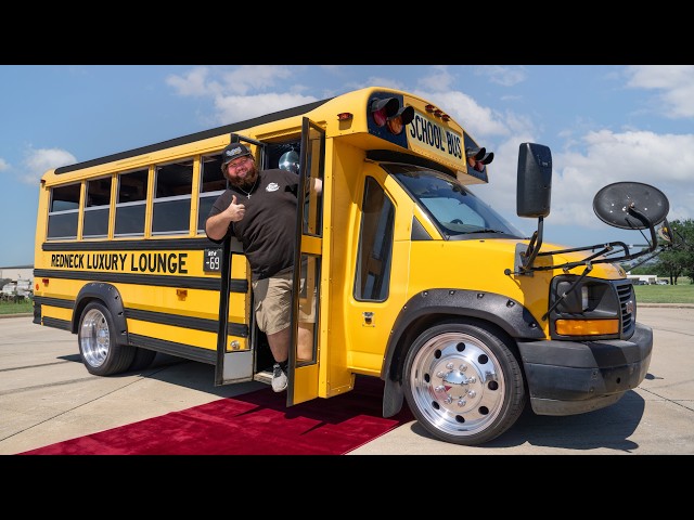 Construí un autobús escolar de lujo de $150,000