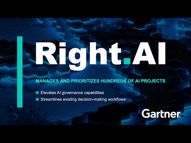 Gartner Consulting's Right.AI: Manage and prioritize hundreds of AI projects