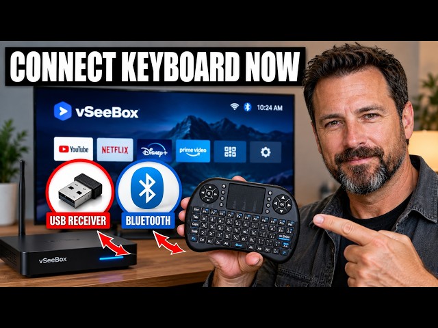 How to Connect a Wireless Keyboard to vSeeBox