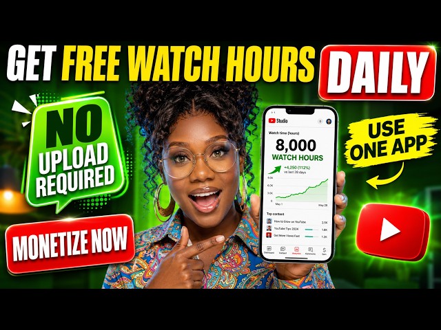 New Update! 2 New Hacks To Get 4000 Watch Hour Without Uploading Any Video