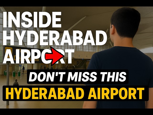 Hyderabad Airport Full Tour 2026 | Before You Fly Watch This! Rajiv Gandhi International Airport