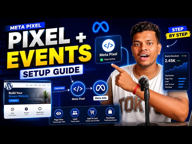 How to Setup Meta Pixel & Events in WordPress | Meta Ads Tracking Tutorial for Beginners 2026