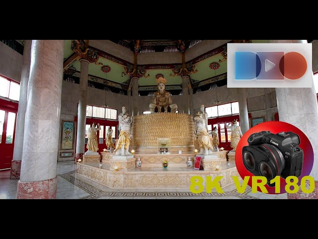 8K VR180 HALL OF AMRITA PRECEPTS (甘露戒堂) Buddhist Temple Kong Meng San Phor Kark See Monastery in 3D
