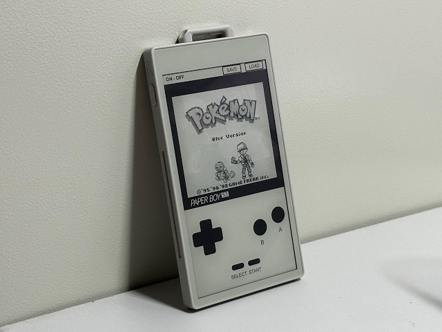 GameBoy Emulator on ESP32 + Eink (M5Stack PaperS3)