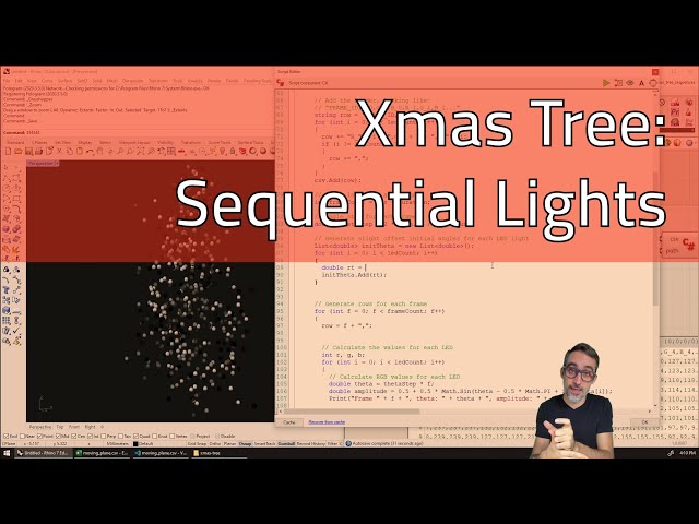 7.2 Computational Illumination of a Xmas Tree - Sequential Lights - Algorithmic Modeling
