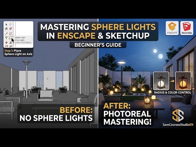 Mastering Sphere Lights in Enscape for Beginners
