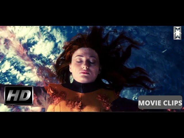 DARK PHOENIX(2019): Space rescue scene- Movie Clip 4K