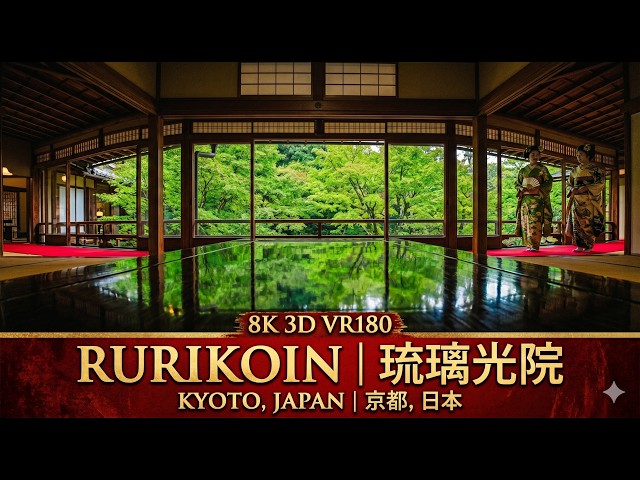8K3D VR180 | Japan Rurikoin: A Forest Painted on Polished Wood | 日本琉璃光院：木案上的林间绘卷