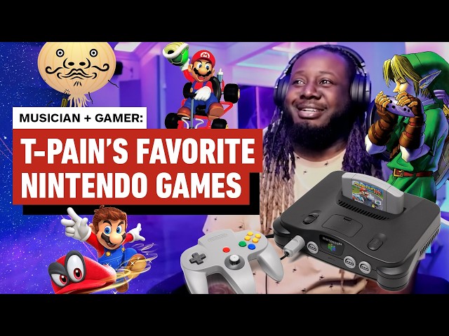 T-Pain Names His Favorite Nintendo Games