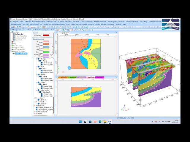 Implicit Geological Modeling Tutorial — Build Strata & Faults in 3D