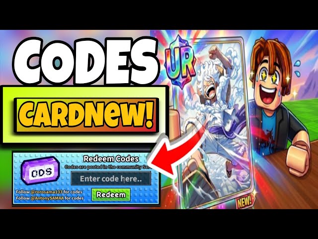 All* Secret *[CRAFT🔨] Anime Card Farm Codes | Codes for [CRAFT🔨] Anime Card Farm Roblox  2026