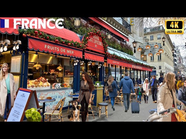 21 January 2026 PARIS 🇫🇷 FRANCE 4K HDR WALK HEART OF PARIS WALK CITY TOUR ENJOY THEIR LINCH BREAKS