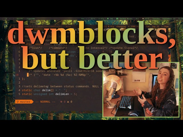 dwmblocks, but better! (and, dwmblocks for wayland)
