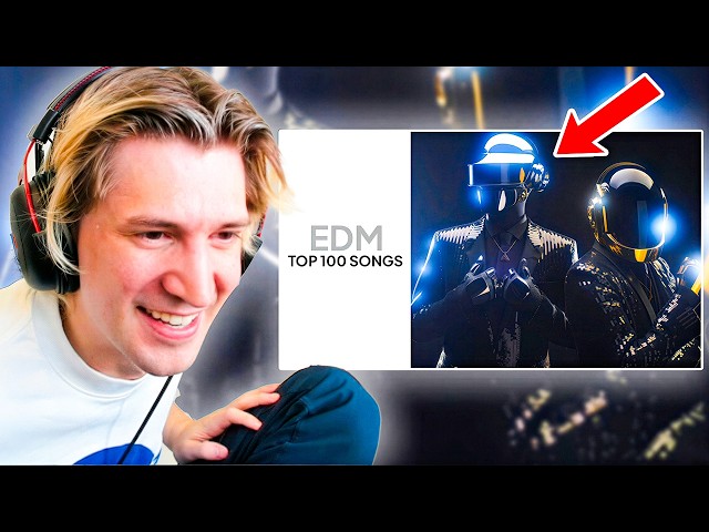 xQc Reacts to Top 100 EDM Songs of All Time