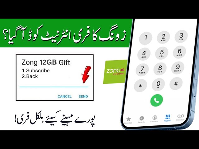 Zong Free Internet Code 2025