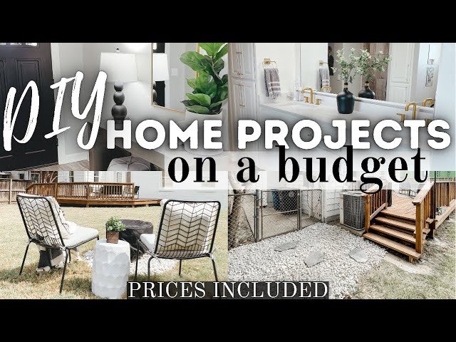 DIY HOME PROJECTS WITH PRICES INCLUDED | EASY DIY HOME PROJECTS ON A BUDGET| Til Vacuum Do Us Part