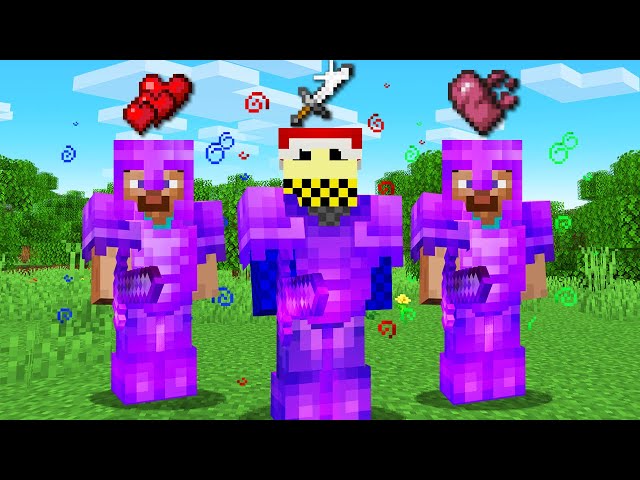 Minecraft Hunger Games, But We Get Random Effects...