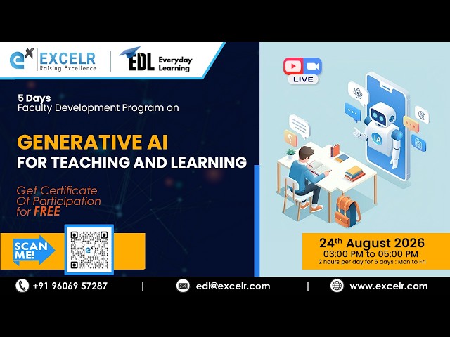 FDP on Generative AI for Teaching & Learning - Day 03