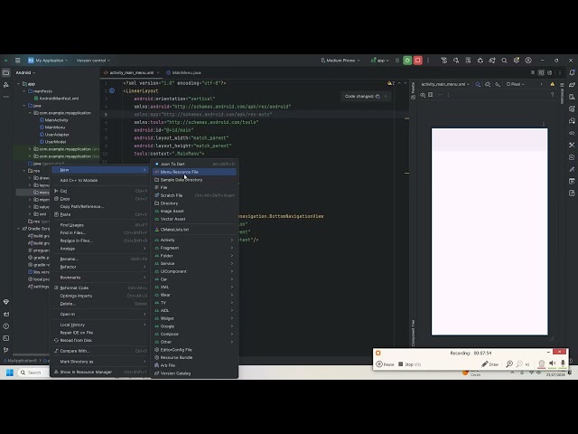 Mobile Programming #4: Membuat Bottom Navigation Menu di Android Studio (Java)