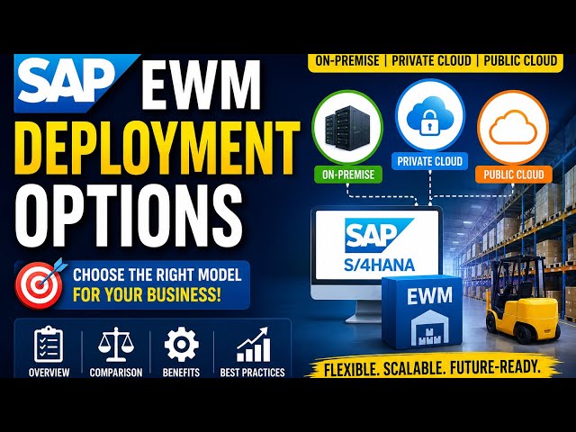 SAP EWM Deployment Options Explained | On-Premise vs Private Cloud vs Public Cloud