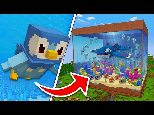 [Minecraft] Building a Pokémon Aquarium in Minecraft Part 4