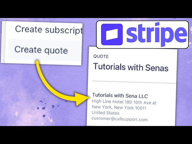 How to Create a Quote on Stripe - 2026