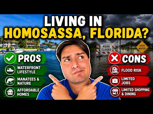 Pros and Cons of Living in Homosassa, Florida (2026)