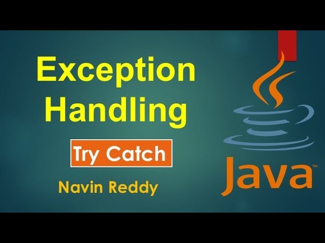 #9.1 Java Tutorial | Exception Handling Try Catch Finally