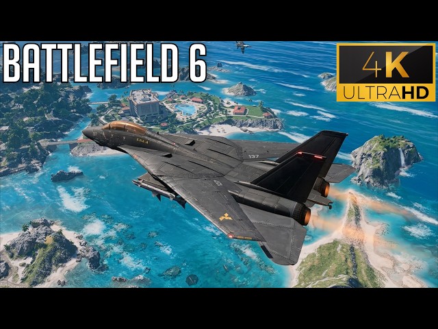 Battlefield 6 - F14 Tomcat Jet Gameplay [4K OVERKILL]