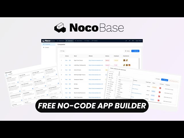 NocoBase: Free Open Source No-Code App Builder