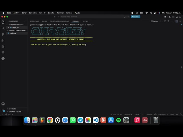 CyberQuest 2026: An Interactive Cybersecurity Text Adventure in Python
