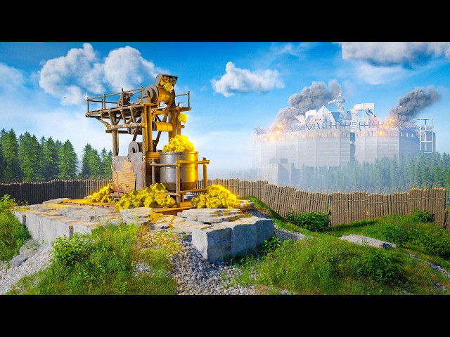 A SOLO'S SULFUR EMPIRE (1v17 Raid Defense) - Rust Movie