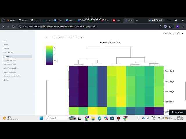 AI Biomarker Discovery Platform for Bulk transcriptomics data