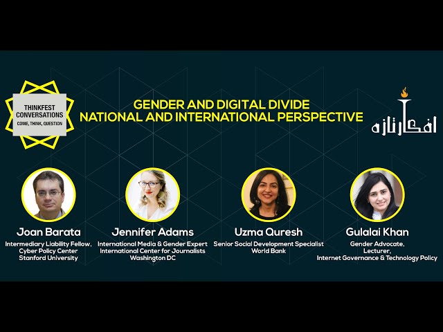 ThinkFest Conversation 14: Gender and Digital Divide: National and International Perspective