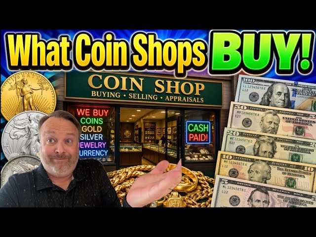 What does a COIN SHOP buy in an average day?